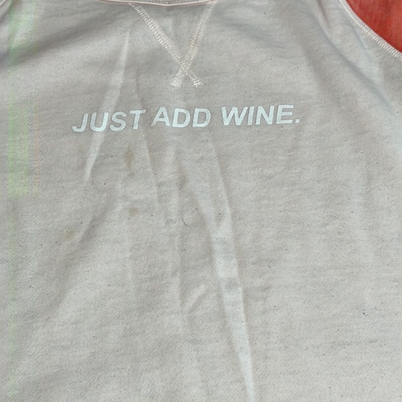 Just add wine, Distressed sweatshirt - Picture 2 of 6